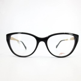Salsa Eyeglasses Frames SA 6004 BK Black Gold Cat-eye blue 54-17-140