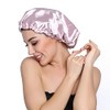 Stain Bonnet Silk Sleep Cap Adjustable Satin Cap for Night