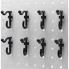 Pegboard Hooks - 110 pk J Style Double Hooks for