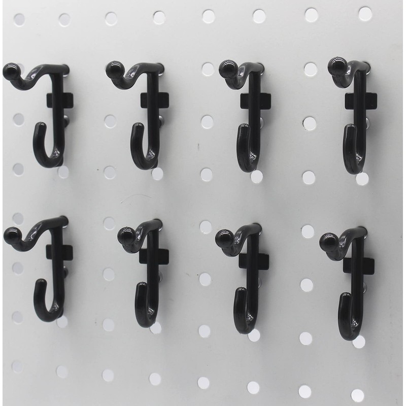 Pegboard Hooks - 110 pk J Style Double Hooks for