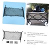 Kisangel Car Storage Net Bag Dual Layer Mesh Organizer for
