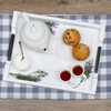 AuldHome Design Rustic Wood Serving Tray (White); Wooden Farmhouse Shiplap