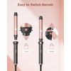 Wavytalk 5 in 1 Curling Iron Set with Curling Brush