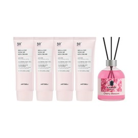 Artdeli Tone-up Sunscreen 50ml x4 + Large Capacity Diffuser 480ml / 아트델리 톤업 선크림 50ml x4 + 대용량 디퓨저 480ml