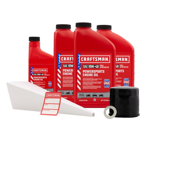 CRAFTSMAN Oil Change Kit compatible with Suzuki DL1000 GSX-R1000 GSX-S1000