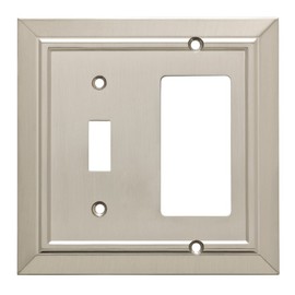 Franklin Brass W35222-SN-C Classic Architecture Switch/Decorator Wall Plate/Switch Plate/Cover, Satin Nickel