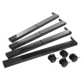 Econoco BLK/4BA 4-Way Base for Grid, Black