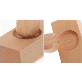 Floatdream 1 Piece Wooden Cross Ornaments, Wooden Crosses Decoration, Cross Figure Ornaments, Wooden Standing Latin Cross Solid Wood Christian Catholic