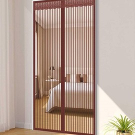 Magnetic Mesh Screen Door for Front Entrance - Large House Mosquito Net Curtain Entrance Door