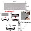 S.fields.inc Mesh Grill Net, Car, Aluminum, Front Bumper Grille Cover,