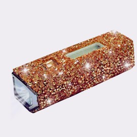 Pink Flashlight for Girls Rechargeable Flashlights Bling Diamond Rhinestone Camping Small Flashlight Camping Essentials for Woman