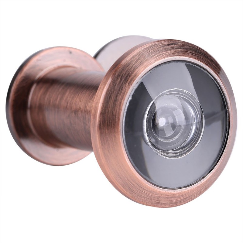 Door Viewer Security Peek Peephole Optical Glass 200 Degree Wide