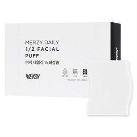 Partner_Reference Merge Daily 1/2 cotton pad, 1 pack of 120 / 머지 데일리 1/2 화장솜 1개 120개입