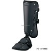 ZETT BLL2081R Baseball Leg Guard for Left Hitter, Matte Type,