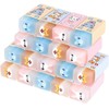 Refoiner Eraser, Kneading Eraser, Cute Little Animals, Set of 24,