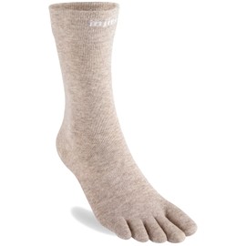 Injinji Everyday Crew UPCYCLED Cotton Lino L, beige