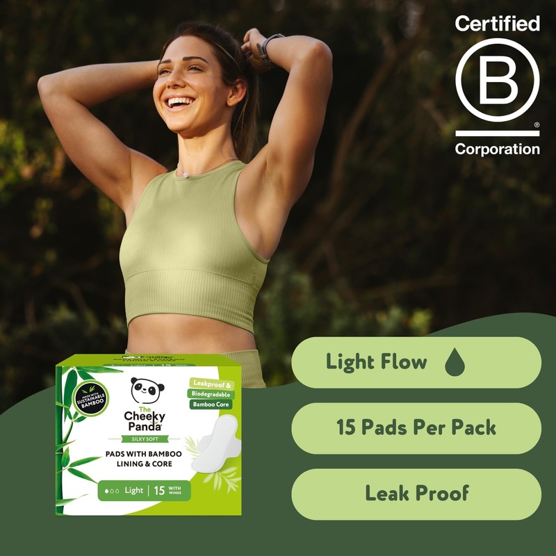 The Cheeky Panda Organic Sanitary Towels for Women – Light
