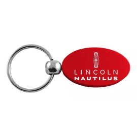 Lincoln Nautilus Oval Key Ring (Red)