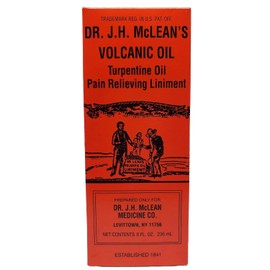 Dr. J.H. McLean's Volcanic Oil Pain Relieving Liniment, 8 Ounces
