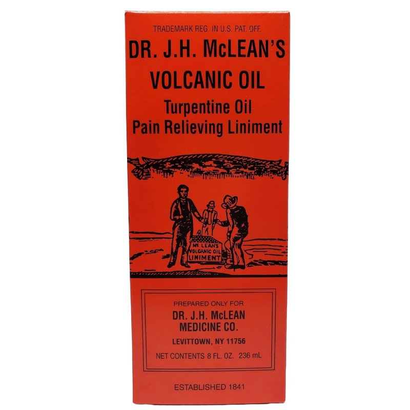 Dr. J.H. McLean's Volcanic Oil Pain Relieving Liniment, 8 Ounces