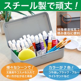 TRUSCO T-190LG Trunk Tool Box, 80.9 x 4.2 x 2.0 inches (203 x 109 x 56 cm), Light Gray