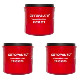 GETOPAUTO 29539579 Transmission Filter Compatible With Allison 1000 2000 2400 Transmissions, 6.6L Duramax Diesel Engine, 01-19 Chevy Silverado/GMC Sierra 2500HD Replaces P550606,57701,TF950(set of 3)