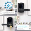 Signstek Keyless Entry Door Lock with Handle, Digital Keypad Door
