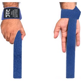 DTC Weight Lifting Straps Wrist Support Gym Wrist Straps Non-Slip Gel Grip for Powerlifting, Bodybuilding, Gym Workout, Deadlifts Fitness.