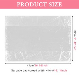 1000 Pcs Sanitary Napkin Disposal Bags, Tampon Disposal Bags Feminine Hygiene Disposal Bags, Small Trash Bags for Tampon Bedroom Bathroom Trash Bags, 16.14x11.42inch