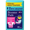 Because Overnight Booster Pads Fit All Adult Diapers, Helps Keep