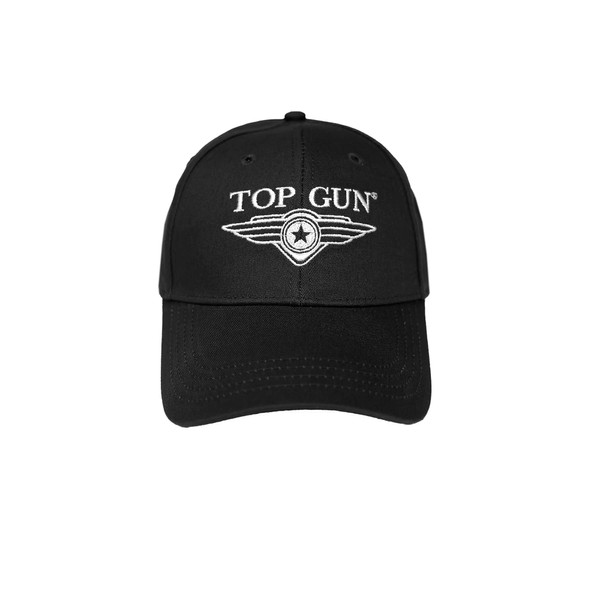 Top Gun Tg22013 Unisex Snapback Cap, black