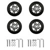 Zasvec Luggage Suitcase Replacement Wheels 4 Pieces Suitcase Wheels Replacement