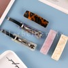 Herbeluemily HM-0063-R03-BE Barrette, Hair Ornament, Tortoise Shell Hair Clip, Stylish,