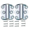 Ideal Security Self-Closing Spring Screen Door Hinge Set, Zinc Plated