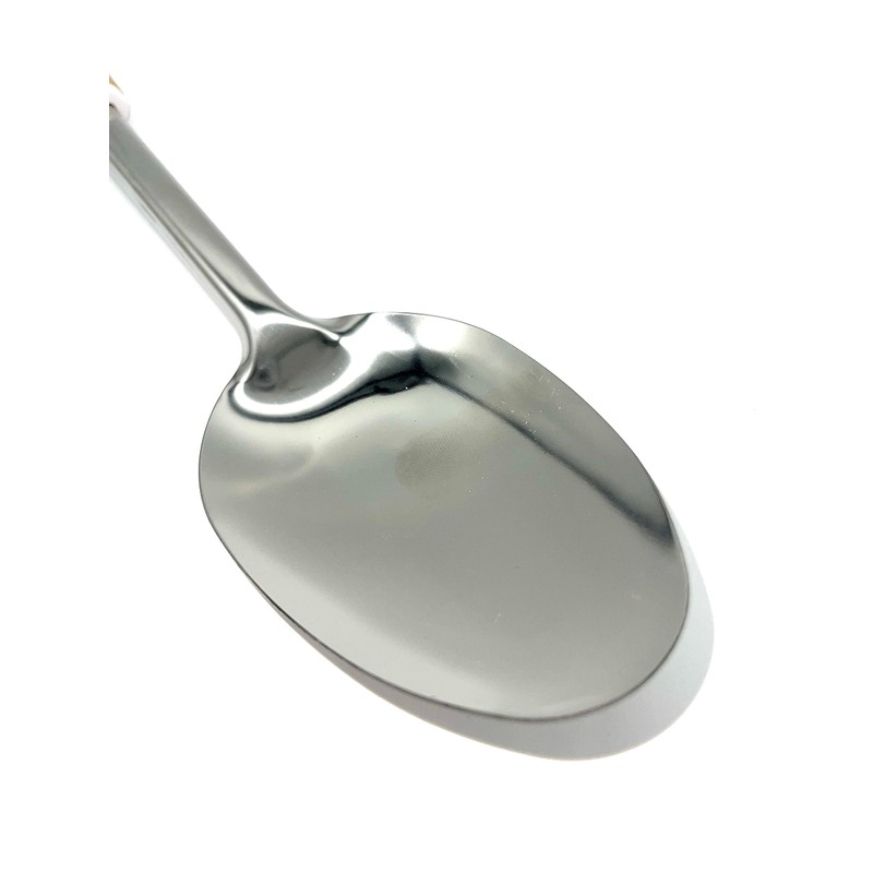 TIJAR® Cooking Spoon and Server, Stainless Steel with Heat Proof