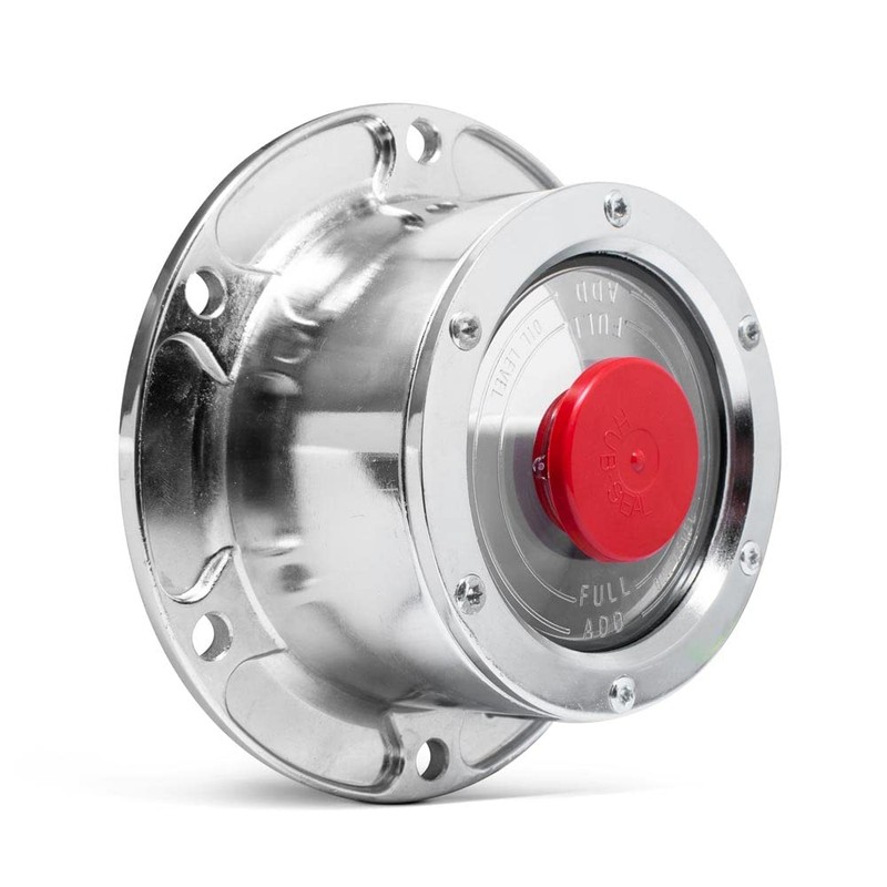 Pro Trucking Products Pair of Chromed Six Hole Hubcaps with