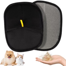 Pet Hair Removal Glove for Cats & Dogs, Efficient Grooming Gloves for Cat Hair, Reusable Pet Hair Remover Electrostatic Glove, Pet Hair Remover for Couch, Bed, Clothing (2 Pcs)