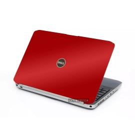 Unbranded/Generic RED Vinyl Lid Skin Cover Decal fits Dell Latitude E5520 Laptop