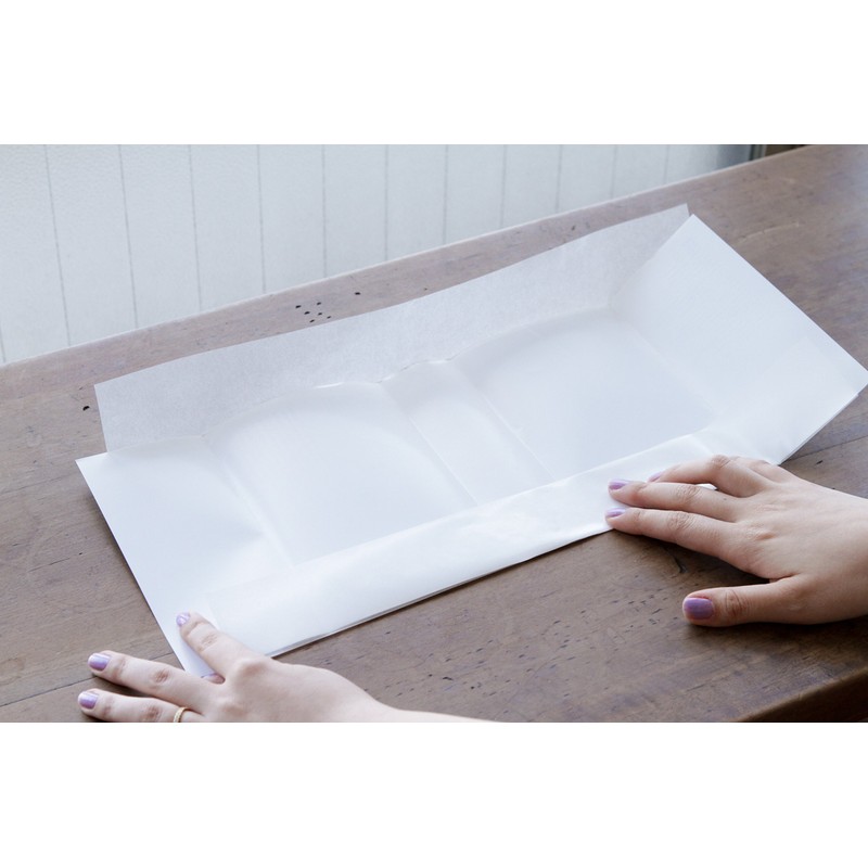 Glassine Paper Book Cover for Books, W14.9 x H9.8 inches
