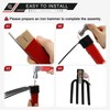 TOOLUTION 4-Pcs Gardening Tool Set – Pick Axe, Hoe, Hand