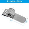 Zorveiio 3 Pcs Metal Pen Holder, Transverse Style, Silver