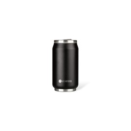 Les Aristes Paris Pull Can'IT Water Bottle, Stainless Steel, Black, 280 ml