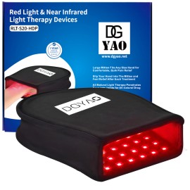 DGYAO Red Light Therapy Hand Wraps for Muscle Stiffness Rechargeable Heating Padscolor: Black