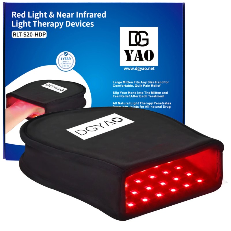 DGYAO Red Light Therapy Hand Wraps for Muscle Stiffness Rechargeable