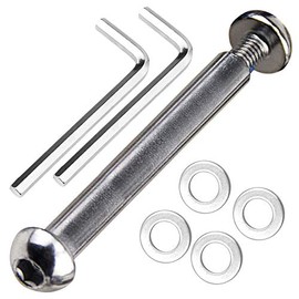 OTFAITP M8 8 mm x 28 mm-86 mm Scooter Front Rear Axle Bolt 8.8 Grade Carbon Steel for Stunt Scooter Dash Teen/Adult Kick Scooter 800+lb Capacity