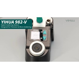 YIHUA 982-V Precision Soldering Iron Kit C245 Tip 60W Digital Soldering Station