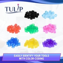 Instrument Code Rings (200 Pack) – Medical Grade Silicone, Assorted Colors, 4x6x5mm – Autoclavable 135°C/275°F, Color-Coding Bands for Dental & Medical Tools, Durable & Flexible by TULIP