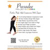 Presadee Footless Thigh High 15-20 mmHg Moderate Compression Sleeve YKK