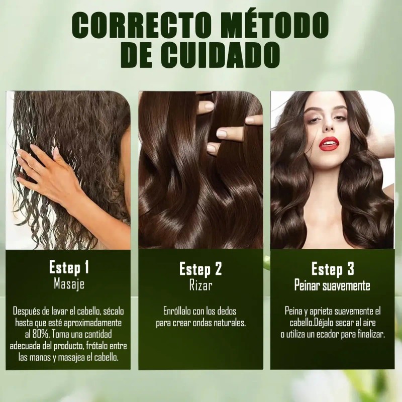 Crema Para Peinar Rizos Hidratación Cuidar El Cabello 250ml