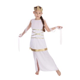 Bristol Novelty CC347X Grecian Costume Set | for Kids | White Fancy Dress, Age 10-12 Years Old